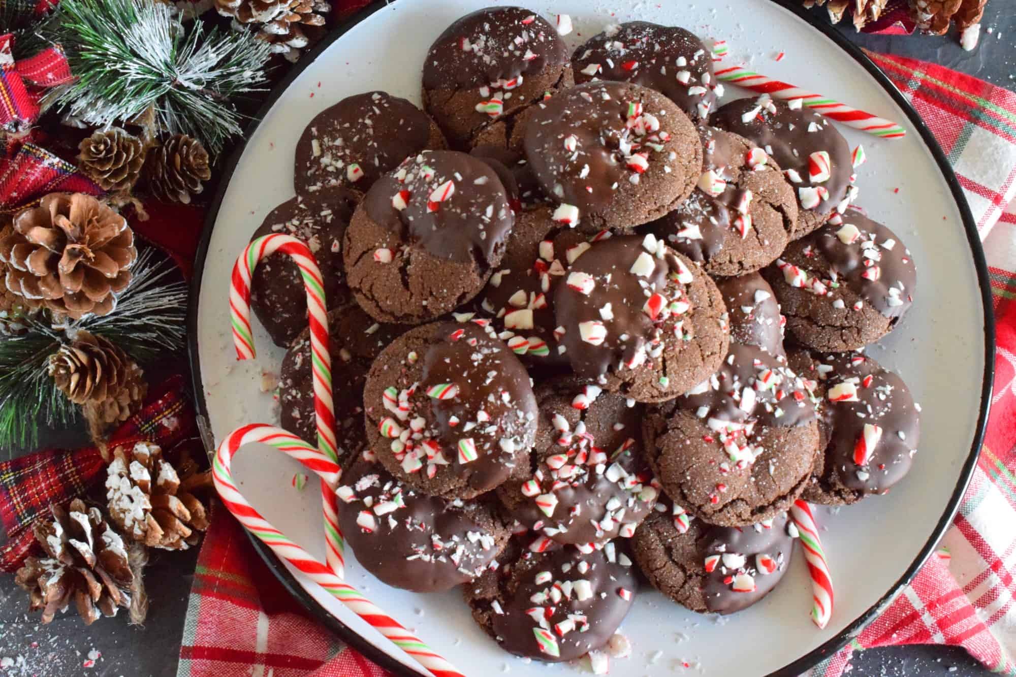 Double Chocolate Peppermint Cookies - Lord Byron's Kitchen