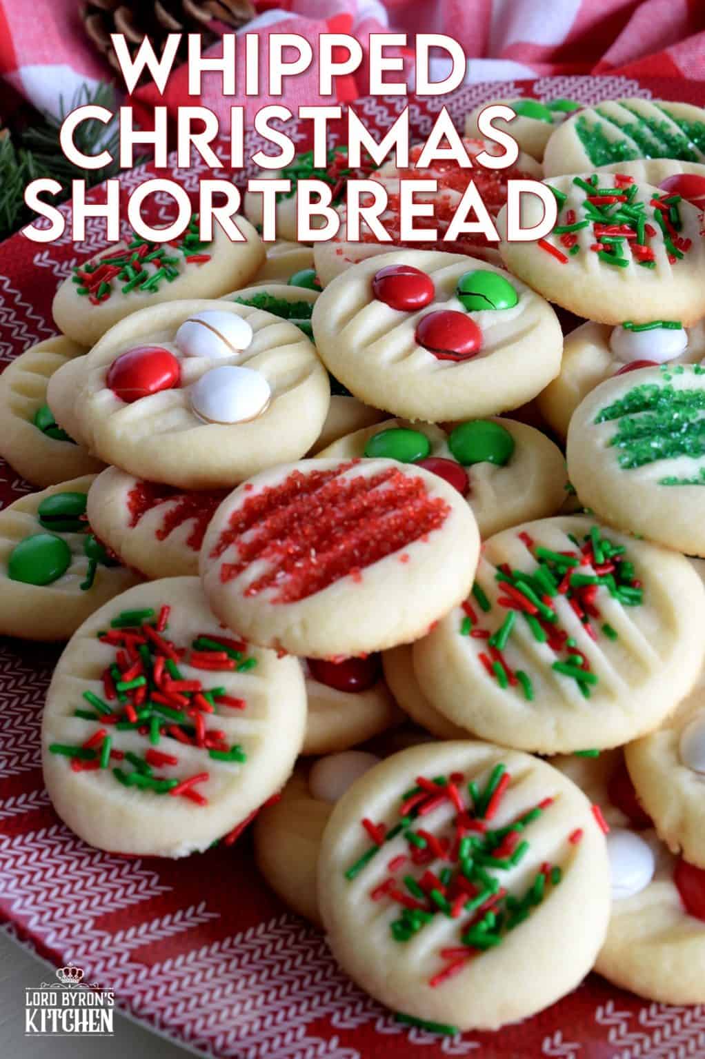 Whipped Christmas Shortbread - Lord Byron's Kitchen