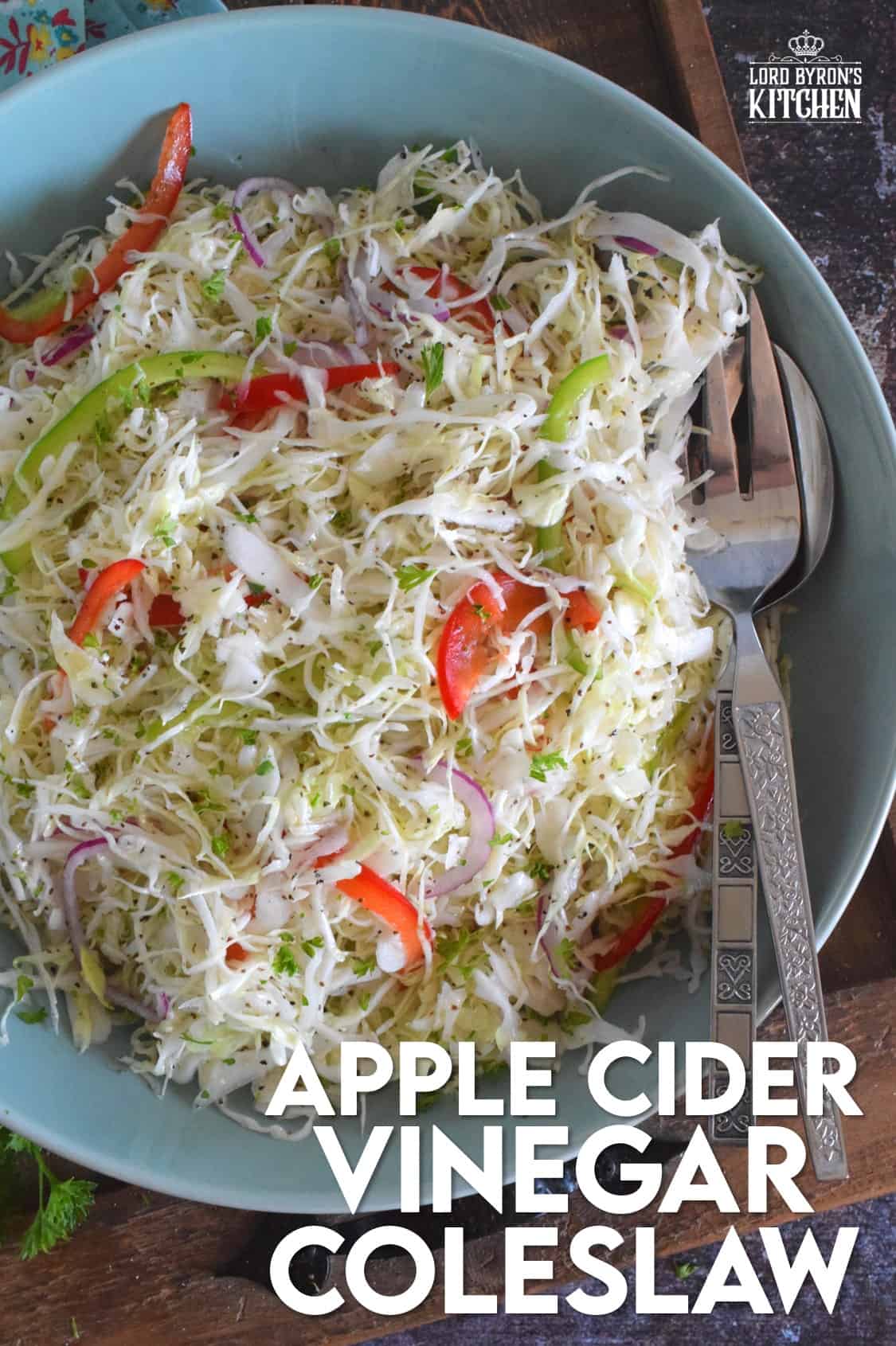 Apple Cider Vinegar Coleslaw - Lord Byron's Kitchen